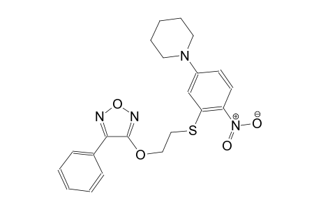 piperidine, 1-[4-nitro-3-[[2-[(4-phenyl-1,2,5-oxadiazol-3-yl)oxy]ethyl]thio]phenyl]-