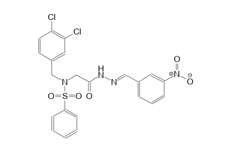 N-(3,4-dichlorobenzyl)-N-{2-[(2E)-2-(3-nitrobenzylidene)hydrazino]-2-oxoethyl}benzenesulfonamide
