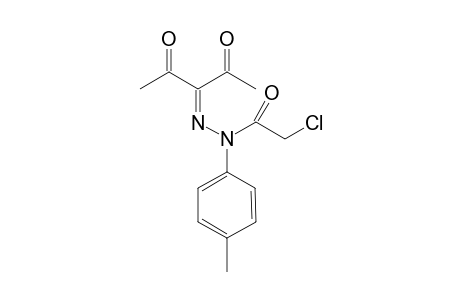 3-[N-Chloroacetyl-N-(4-methylphenyl)]pentane-2,3,4-trione-3-hydrazone
