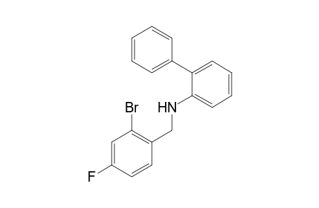 N-(2-Bromo-4-fluorobenzyl)biphenyl-2-amine