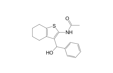 3-(Hydroxy(phenyl)methyl)-2-acetylamidocyclohexa[b]thiophene