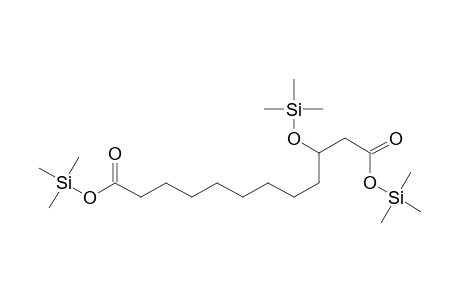3-Hydroxydodecanedioic acid, O,O;,O''-tris(trimethylsilyl)