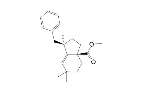 (1R,3aR)-Methyl 1-benzyl-1,6,6-trimethyl-1,2,3,4,5,6-hexahydroindene-3a-carboxylate