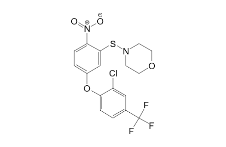Morpholine, 4-[[5-[2-chloro-4-(trifluoromethyl)phenoxy]-2-nitrophenyl]thio]-
