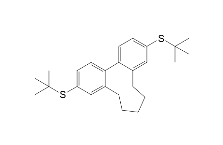 3,11-Bis(tert-butylsulfanyl)-6,7,8,9-tetrahydro-5H-dibenzo[a,c]cyclononene