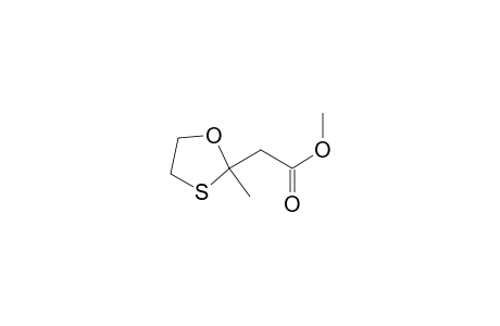 1,3-Oxathiolane-2-acetic acid, 2-methyl-, methyl ester