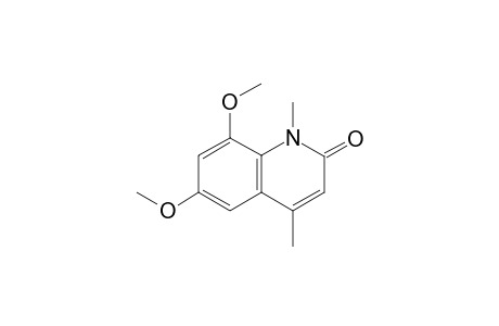6,8-Dimethoxy-1,4-dimethylquinolin-2(1H)-one