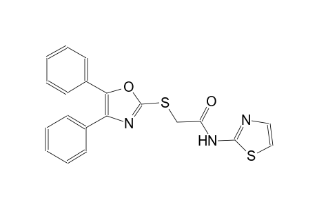 acetamide, 2-[(4,5-diphenyl-2-oxazolyl)thio]-N-(2-thiazolyl)-