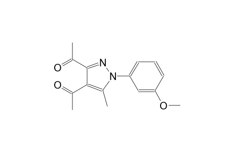 1,1'-(1-(3-methoxyphenyl)-5-methyl-1H-pyrazole-3,4-diyl)diethanone