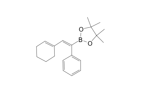(Z)-2-(2-(cyclohex-1-en-1-yl)-1-phenylvinyl)-4,4,5,5-tetramethyl-1,3,2-dioxaborolane