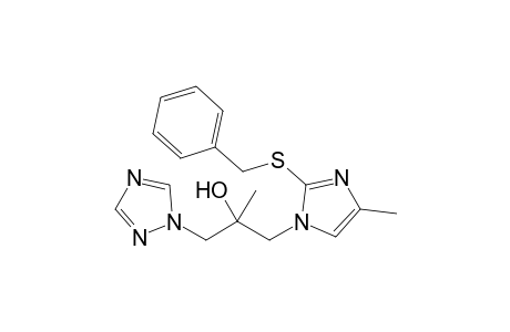 1-(2-Methyl-2-hydroxy-3-[1,2,4]triazol-1-yl)propyl-2-benzylthio-4-methylimidazole