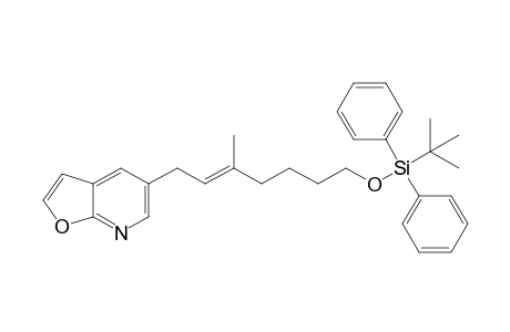 5-[7-(t-Butyldiphenylsilyloxy)-3-methylhept-2-enyl]furo[2,3-b]pyridine
