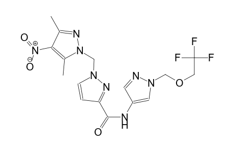 1-[(3,5-dimethyl-4-nitro-1H-pyrazol-1-yl)methyl]-N-{1-[(2,2,2-trifluoroethoxy)methyl]-1H-pyrazol-4-yl}-1H-pyrazole-3-carboxamide