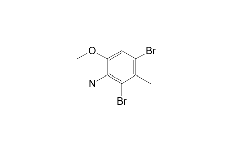 Benzenamine, 2,4-dibromo-6-methoxy-3-methyl-