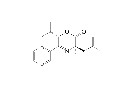 (3R,6S)-6-Isopropyl-3-methyl-3-(2-methylprop-2-enyl)-5-phenyl-3,6-dihydro-2H-[1,4]oxazin-2-one