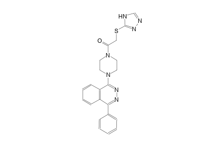 1-phenyl-4-{4-[(4H-1,2,4-triazol-3-ylsulfanyl)acetyl]-1-piperazinyl}phthalazine