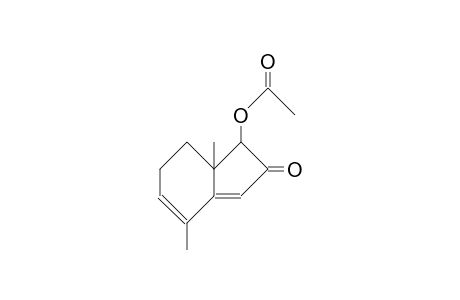 (1R*,7AR*)-1-acetoxy-4,7a-dimethyl-1,6,7,7a-tetrahydro-2H-inden-2-one