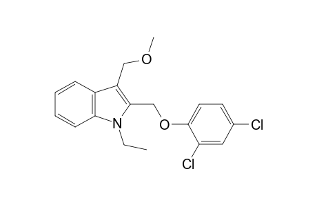2-[(2,4-dichlorophenoxy)methyl]-1-ethyl-3-(methoxymethyl)indole