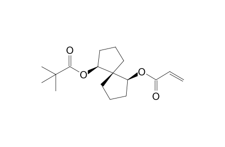 O-Acryloyl-O-pivaloyl-cis,cis-spiro[4.4]nonane-1,6-diol