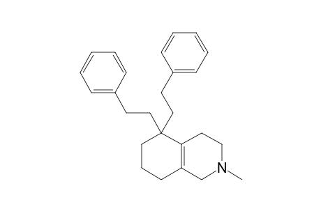 2-METHYL-5,5-BIS-(PHENETHYL)-1,2,3,4,5,6,7,8-OCTAHYDRO-ISOQUINOLINE