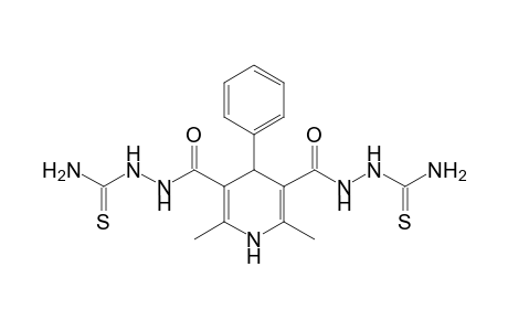 2,2'-[(2,6-dimethyl-4-phenyl-1,4-dihydropyridine-3,5-diyl)dicarbonyl]dihydrazine carbothioamide
