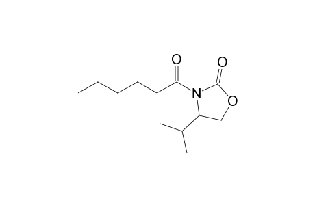 3-(1-oxohexyl)-4-propan-2-yl-2-oxazolidinone