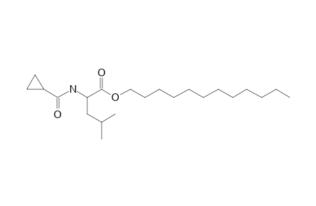 L-Leucine, N-cyclopropylcarbonyl-, dodecyl ester