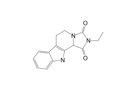 2-ETHYL-5,6,11,11B-TETRAHYDRO-1H-IMIDAZO-[1',5':1,2]-PYRIDO-[3,4-B]-INDOLE-1,3(2H)-DIONE