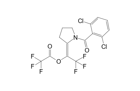1-[N-(2,6-Dichlorobenzoyl)pyrrolidin-2-ylidene]-2,2,2-trifluoroethyl trifluoroacetate