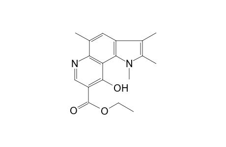 Ethyl 9-hydroxy-1,2,3,5-tetramethyl-1H-pyrrolo[2,3-f]quinoline-8-carboxylate