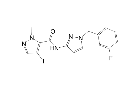 N-[1-(3-fluorobenzyl)-1H-pyrazol-3-yl]-4-iodo-1-methyl-1H-pyrazole-5-carboxamide