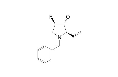 (2R,3R,4R)-1-(benzyl)-4-fluoro-2-vinyl-pyrrolidin-3-ol