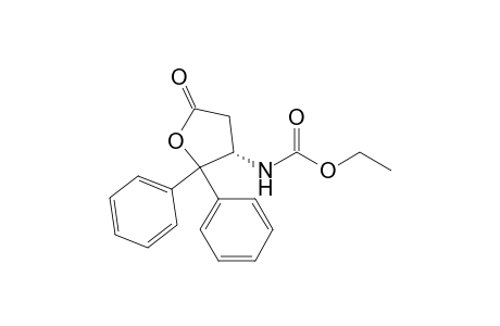 (4S)-4-Ethoxycarbonylamino-5,5-diphenyltetrahydrofuran-2-one