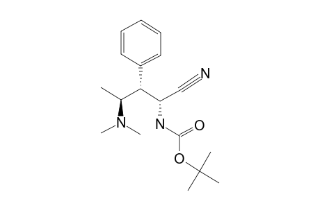 (2R,3R,4S)-2-TERT.-BUTOXYCARBONYLAMINO-4-DIMETHYLAMINO-3-PHENYLPENTANENITRILE