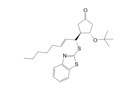 (1'R(*),2'E,3S(*),4S(*))-3-t-butoxy-4-[1'-(benzothiazol-2"-ylthio)oct-2'-enyl]cyclopentanone