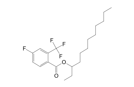 4-Fluoro-2-trifluromethylbenzoic acid, 3-dodecyl ester