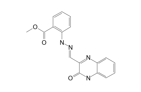 3-(o-METHOXYCARBONYL-HYDRAZONO)-METHYL-2-OXO-1,2-DIHYDRO-QUINOXALINE;HYDRAZONE-IMINE-FORM