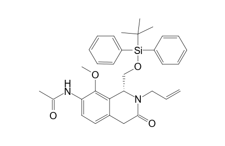 (R)-N-[2-Allyl-1-(tert-butyldiphenylsilyloxy)ethyl]-8-methoxy-3-oxo-1,2,3,4-tetrahydroisoquinolin-7-yl]acetamide