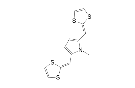 2,5-[Bis(1,3-dithiaol-2-ylidene)methyl]-N-methylpyrrole