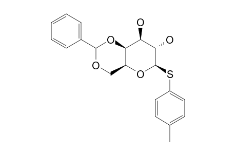 P-TOLYL-4,6-O-BENZYLIDENE-1-THIO-BETA-D-GALACTOPYRANOSIDE