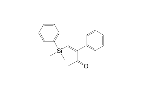 (Z)-4-[dimethyl(phenyl)silyl]-3-phenyl-3-buten-2-one