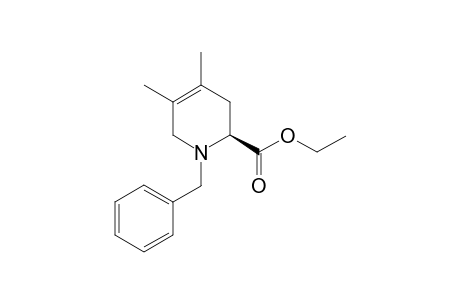 (6R/S)-1-Benzyl-6-ethoxycarbonyl-3,4-dimethyl-3,4-didehydropiperidine