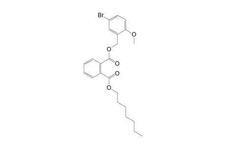 Phthalic acid, 5-bromo-2-methoxybenzyl heptyl ester