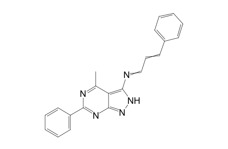 4-Methyl-2-phenyl-3-(cinnamylideneamino)-pyrazolo[3,4-d]pyrimidine