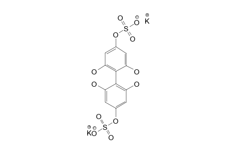 DIFUCOL-4,4'-DISULPHATE-DIPOTASSIUM-SALT;2,4,6,2',4',6'-HEXAHYDROXYBENZENE-4,4'-DISULPHATE-DIPOTASSIUM-SALT