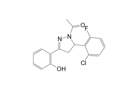 phenol, 2-[1-acetyl-5-(2-chloro-6-fluorophenyl)-4,5-dihydro-1H-pyrazol-3-yl]-