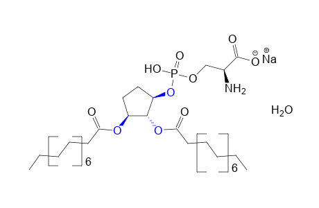 L-SERINE, SODIUM SALT, DIHYDROGEN PHOSPHATE (ESTER), MONOESTER WITH trans-1,2,3-CYCLOPENTANETRIOL, 2,3-DIPALMITATE, HYDRATE