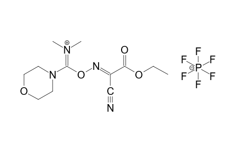 (1-Cyano-2-ethoxy-2-oxoethylidenaminooxy)dimethylamino-morpholinocarbenium hexafluorophosphate
