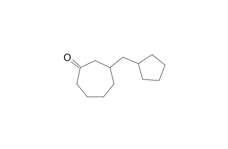 3-(Cyclopentylmethyl)-1-cycloheptanone