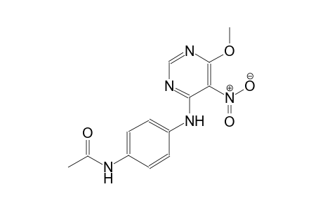 acetamide, N-[4-[(6-methoxy-5-nitro-4-pyrimidinyl)amino]phenyl]-